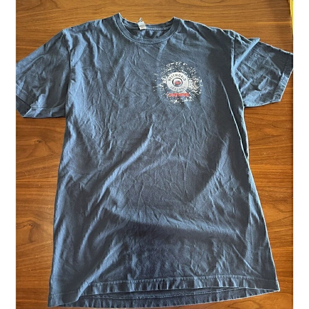 WestWorld Season 1 Cast Crew T-shirt RARE Costumes Design Sz M
